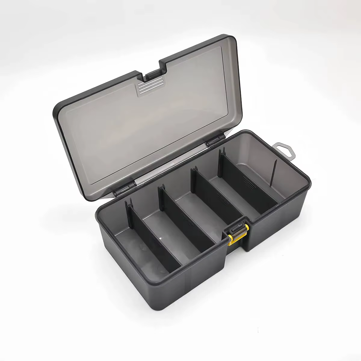Caja de pesca con compartimentos: organizador de señuelos y anzuelos - imagen 2