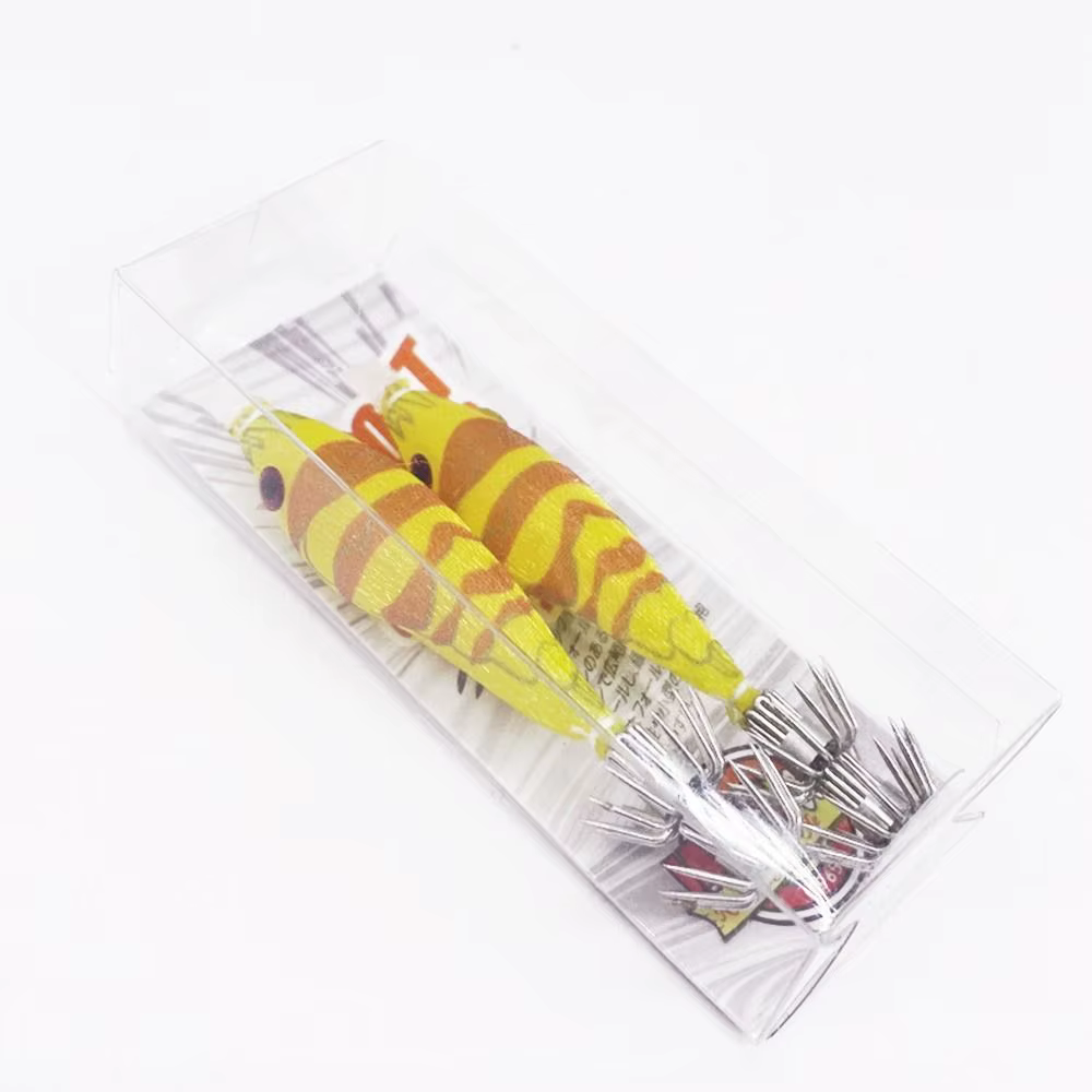 Spinnerbait Noctilucente – Jig calamar con vinilo y madera - imagen 5