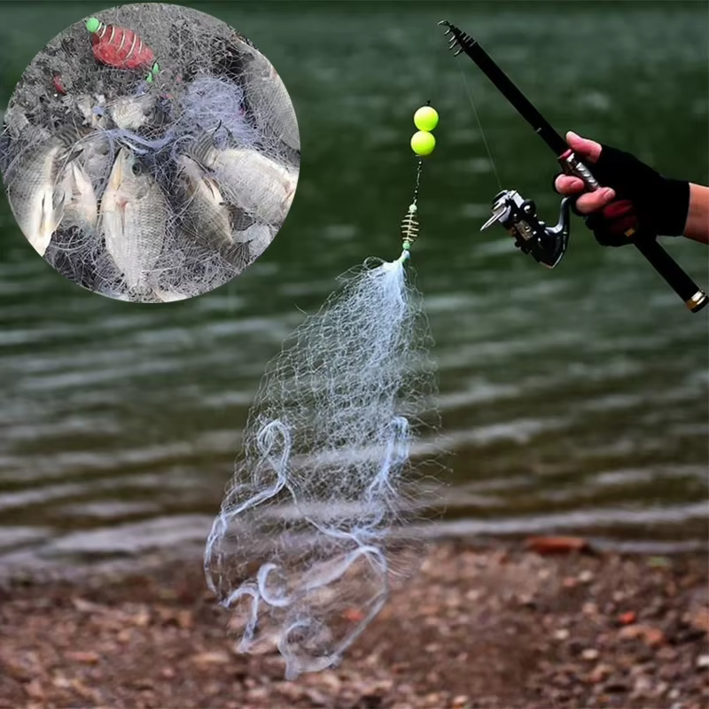 Red de Pesca Luminosa con Cuentas - Trampa para Mar - imagen 2