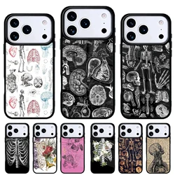Funda iPhone Diseño Cerebro Humano – Compatible 11 al 17 Pro Max