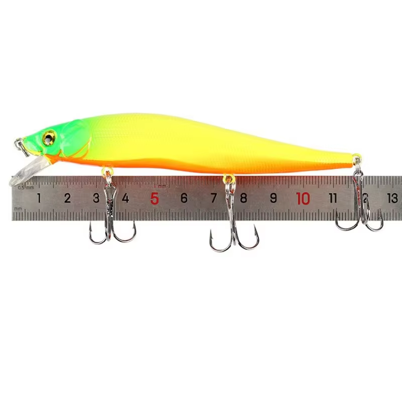 Señuelo Duro Minnow 3D Real Eyes – Anzuelos triples lubina y lucio