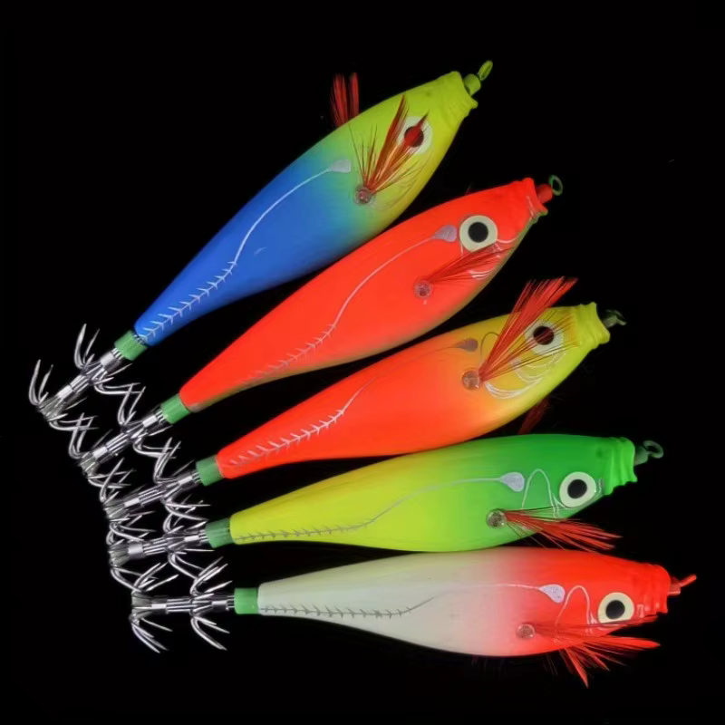 Anzuelos Brillantes Ackibbik – Señuelo Marino para Calamar y Camarones - imagen 5