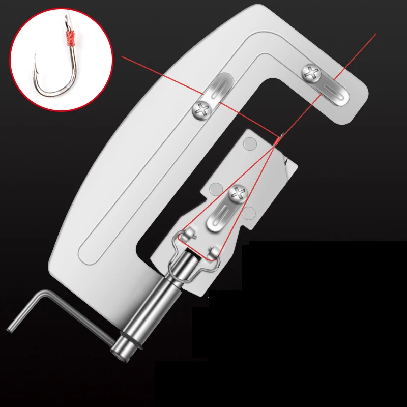 Anudador de anzuelos semiautomático portátil de acero inoxidable - imagen 3