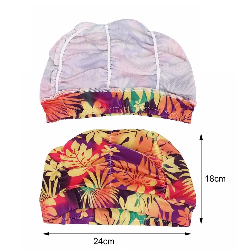 Gorro de natación elástico de nailon para pelo largo - imagen 3