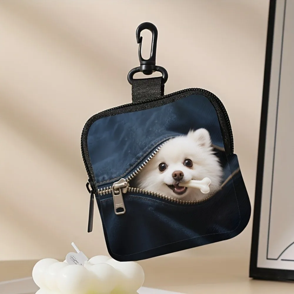Monedero Bonito impermeable de PVC, cartera compacta portátil - imagen 3