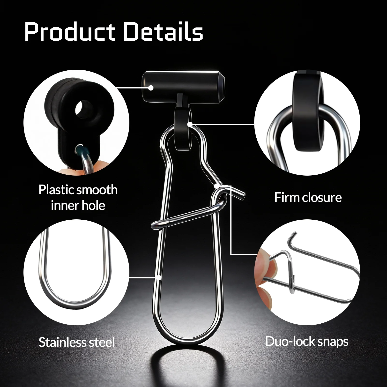 FishTrip Duo Lock: conectores para plomos deslizantes - imagen 5
