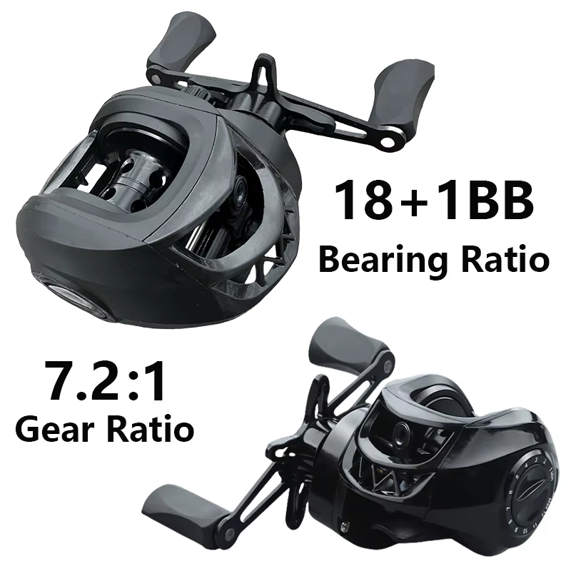 Carrete Baitcasting de Carbono – Ligero y resistente para mar y río - imagen 4