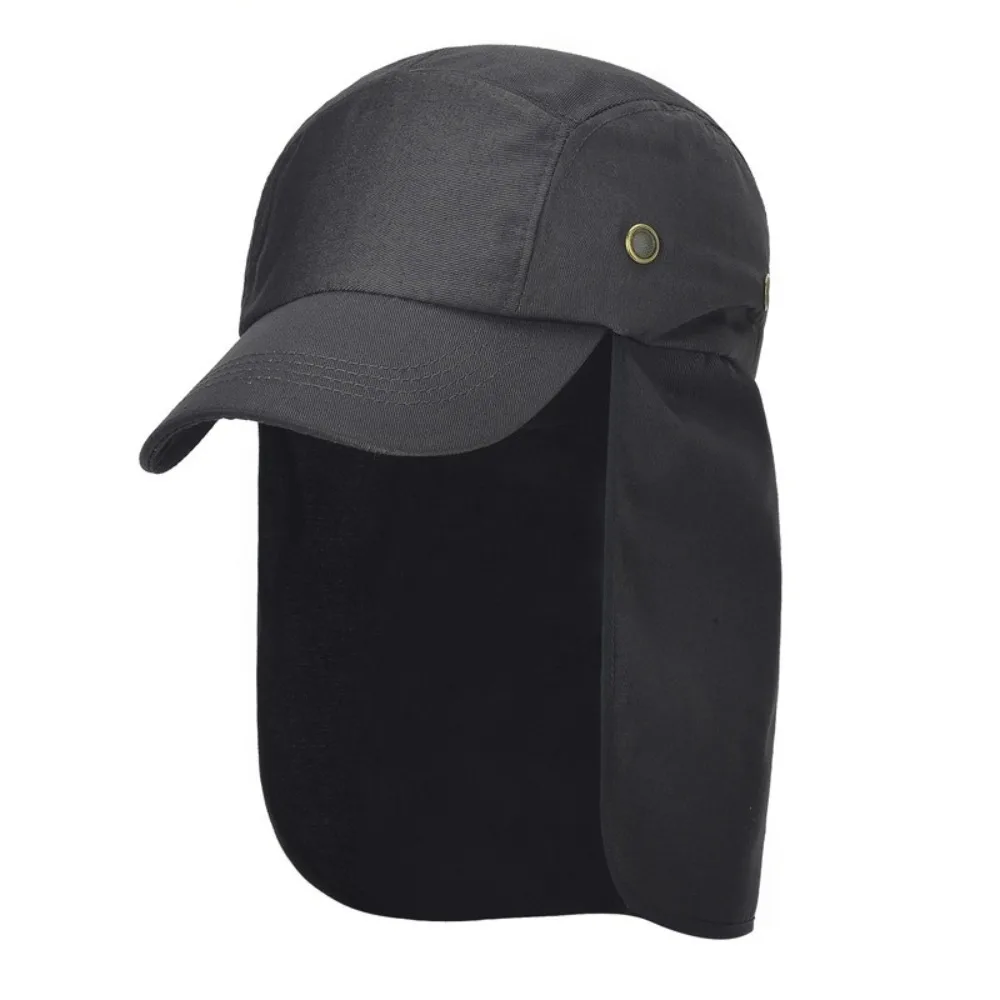 Gorra de pesca retro transpirable con protección para el cuello - imagen 2