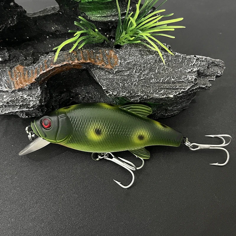 Señuelo flotante minnow wobbler largo alcance para lubina, lucio y trucha - imagen 2