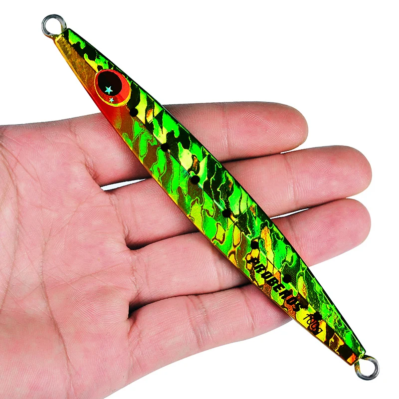 PROBEROS señuelo jigging metálico vertical 3D láser para lubina - imagen 4