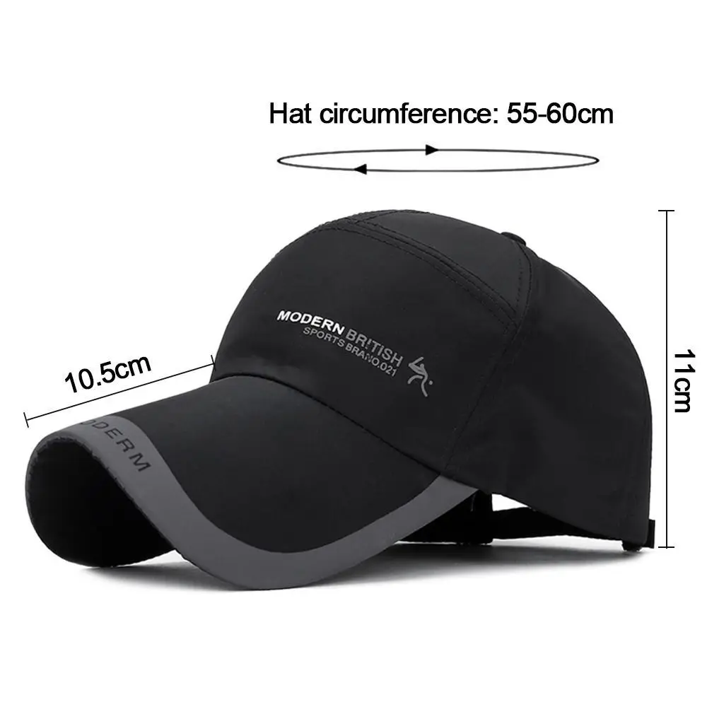 Gorra de béisbol transpirables y ajustable