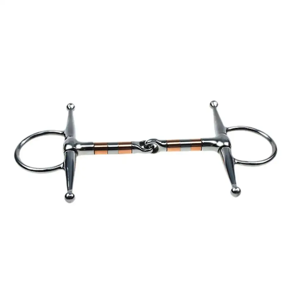 Bocado en H de acero inoxidable resistente para entrenamiento equino - imagen 2