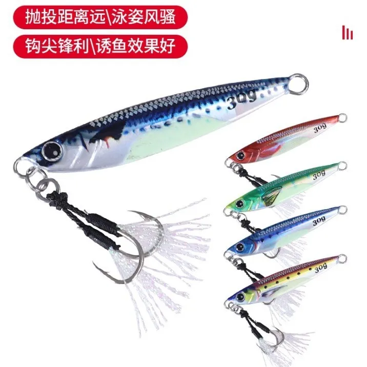 Señuelo Slow Jig 3D para lubina y túnidos – pesca en barco - imagen 4