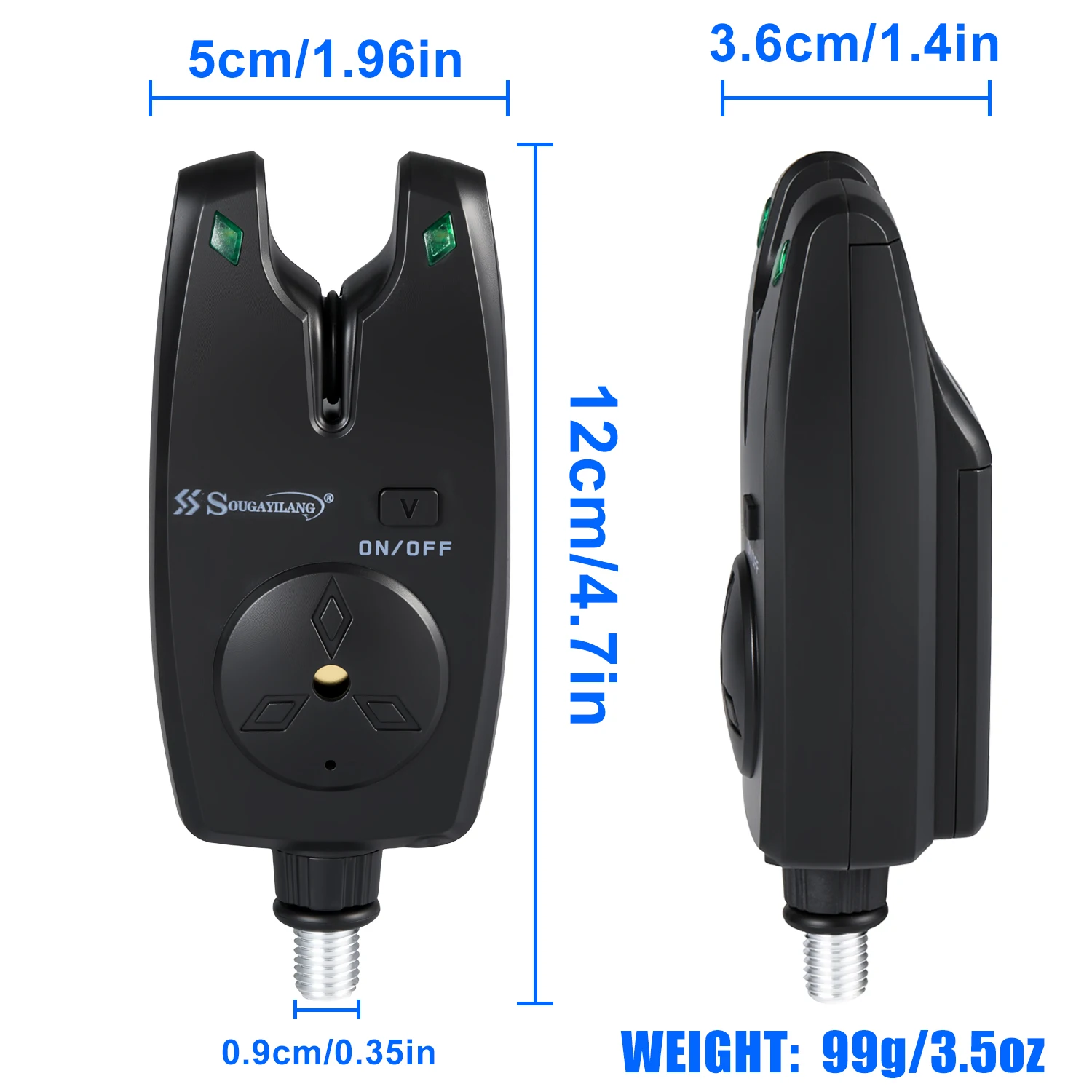 Alarma de pesca Sougayilang con sensor inteligente, luz y sonido - imagen 3
