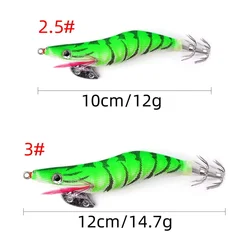 Señuelo Wobbler Mix Camarón Calamar Fluorescente – Para Lubina y Predador