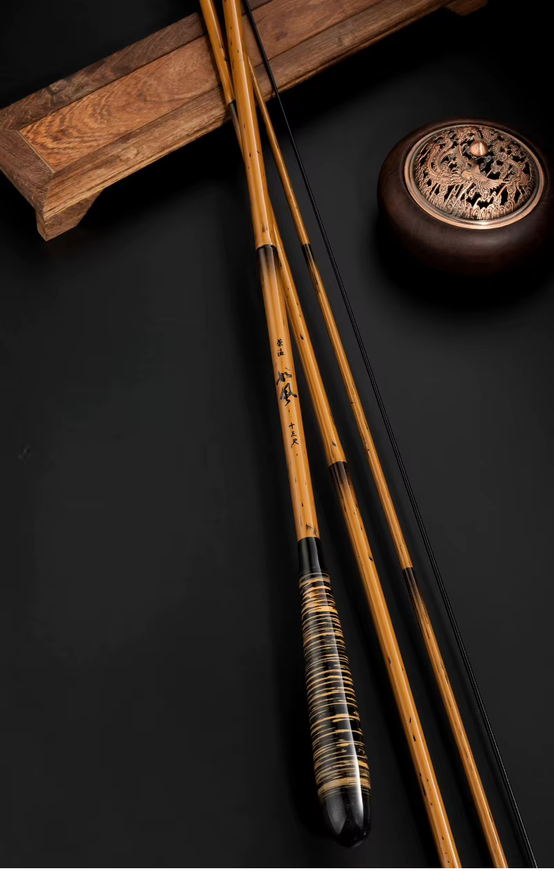 Caña de pescar ultradelgada y articulada de alta densidad de carbono, ultraligera, súper resistente, estándar, estilo taiwán, para pesca en ríos
