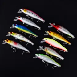 Señuelo jerkbait flotante de lance largo con anzuelo de calidad