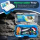 Kit de pesca con señuelos duros y blandos para lubina, trucha - imagen 2