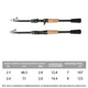 Caña telescópica DEUKIO carbono – Spinning baitcasting 2.4M mango madera - imagen 3