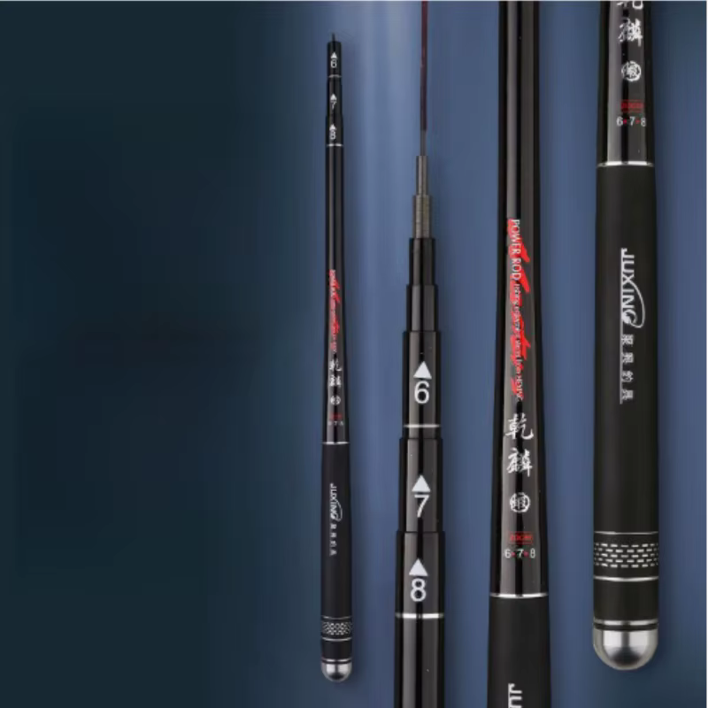 Mini caña ultraligera 40cm fibra de carbono – Compacta para pesca de mano