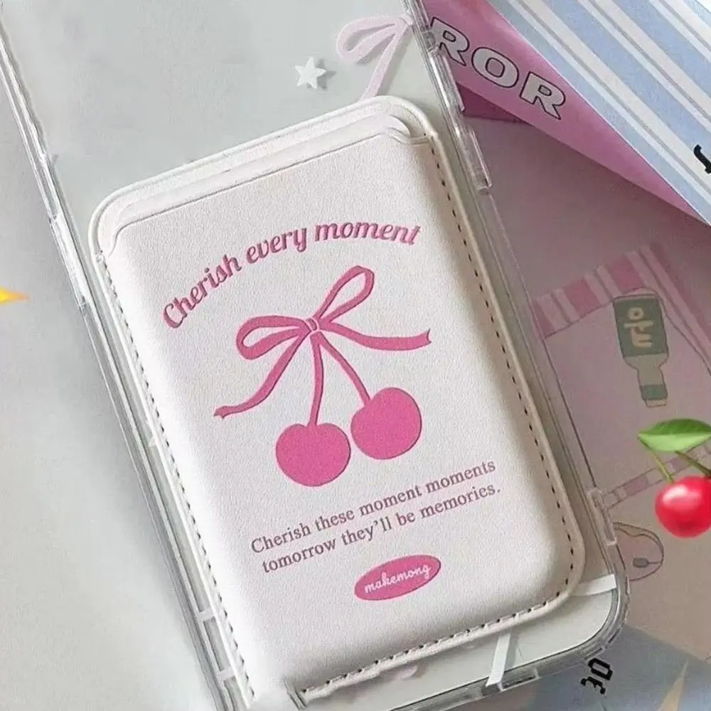Tarjetero con clip magnético para tarjetas de cuero PU - imagen 2