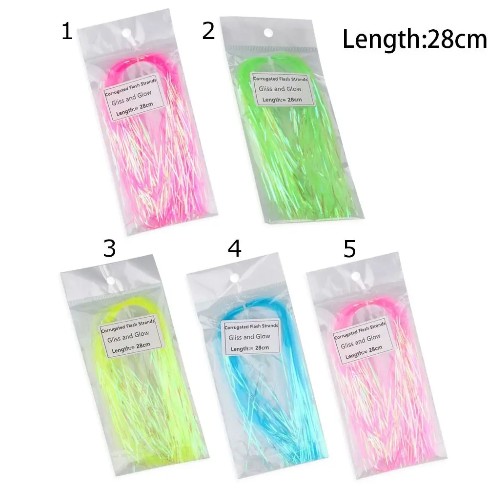 Streamer Gliss Glow corrugado, simulación de escamas