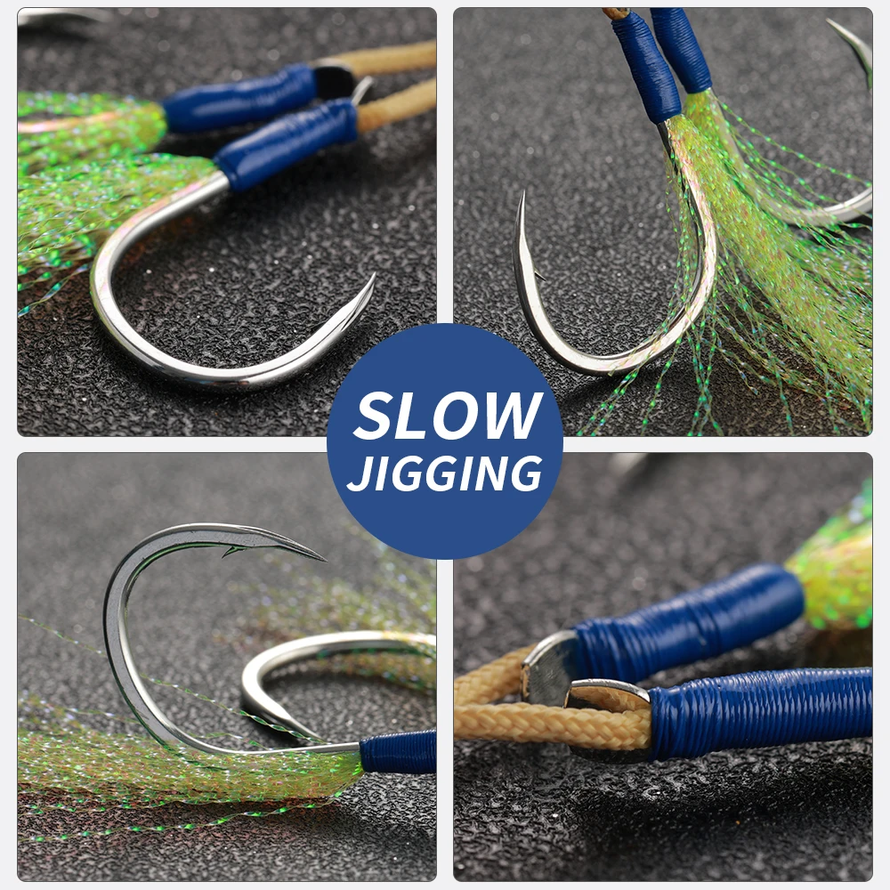 Anzuelos Jiggingpro para jigging lento – Alto carbono mar - imagen 2