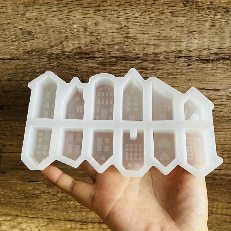 Molde de silicona 3D con cavidades estilo nórdico para velas - imagen 2