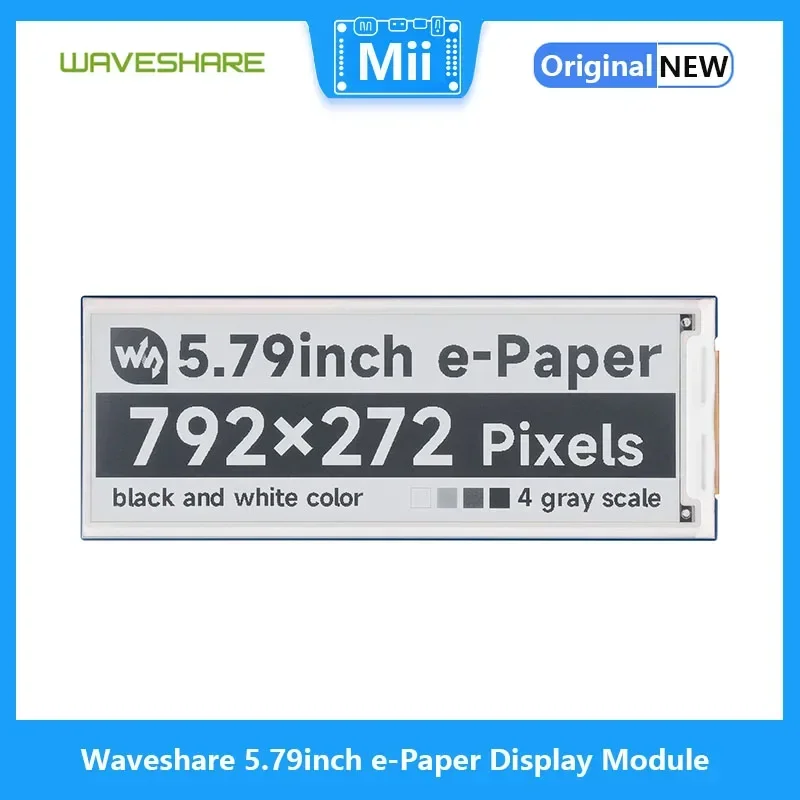 Waveshare Pantalla e-ink SPI 5,79" 792x272 para Raspberry Pi/Jetson - imagen 3