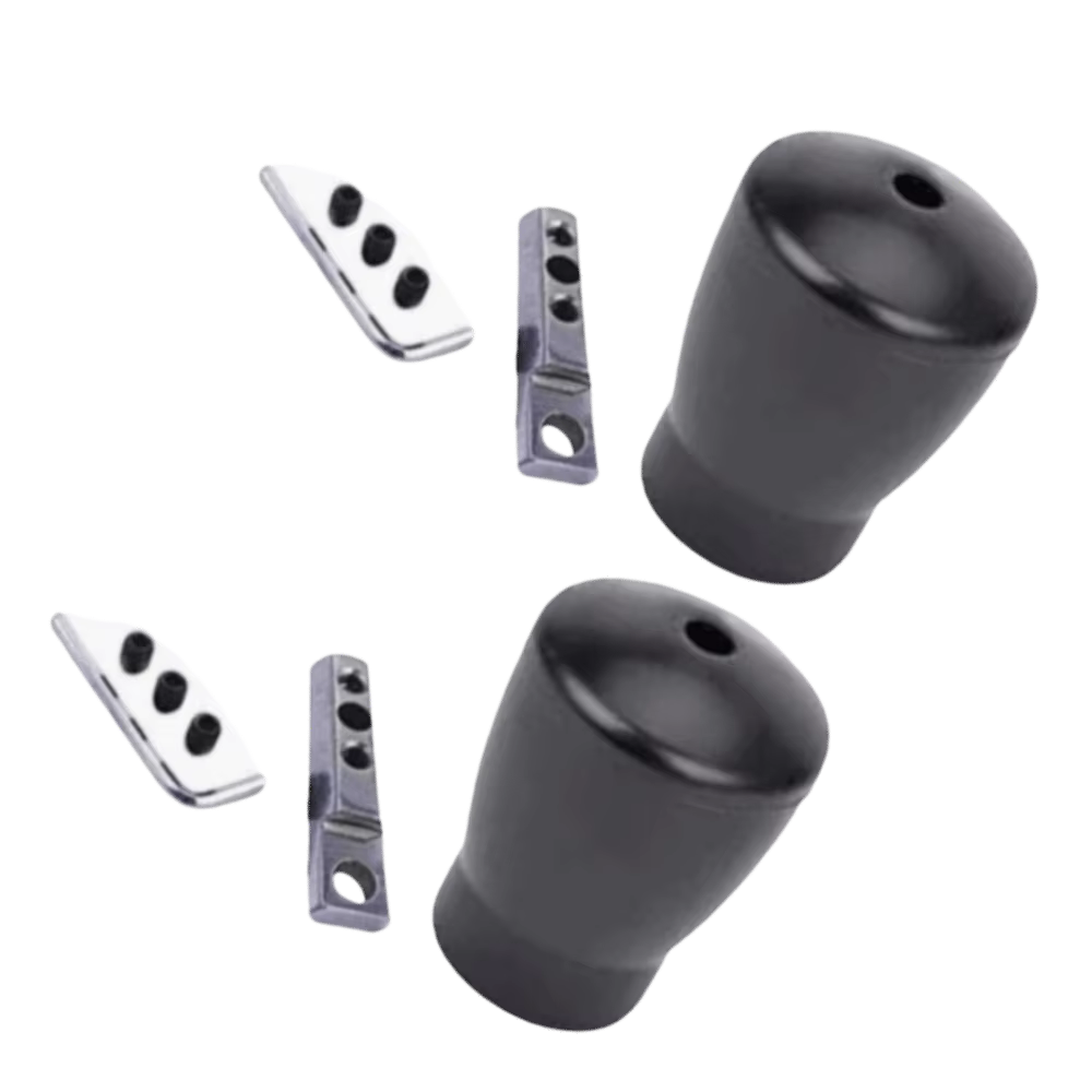 Conector de cable de acero cromado ajustable con manguito poliuretano - imagen 3