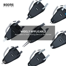 Booms Fishing P01 – Alicates de pesca con funda y cordón espiral