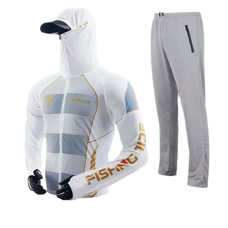 Ropa de pesca transpirable con protección solar UV - imagen 4