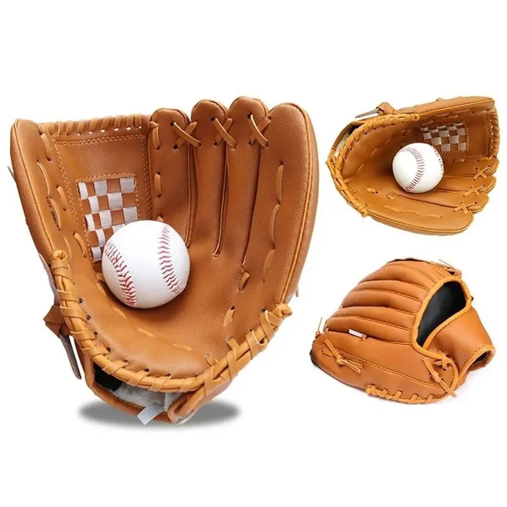 Guantes de bateo cuero PU para práctica béisbol exterior - imagen 4