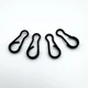 Conectores de anzuelo forma pera negro ShareShark – Acero inox