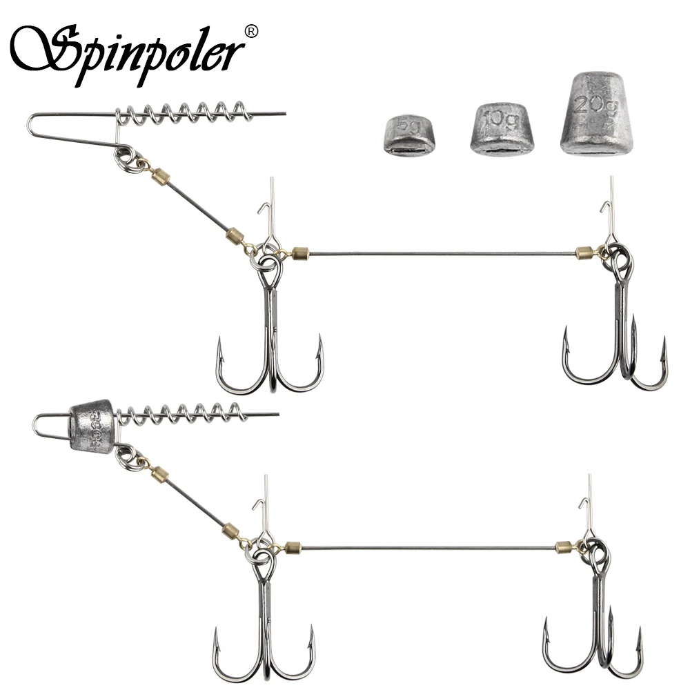 Spinpoler Pike Stinger Rigs – Aparejos para vinilos de Lucio y Zander