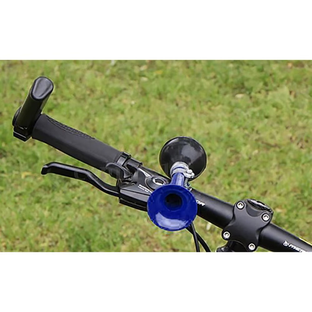 Bocina de goma retro para bicicleta en color negro