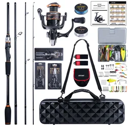 Goture Combo Caña y Carrete 6-9 pies – Kit pesca completo