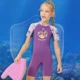 Traje de Neopreno una Pieza Niñas 2.5MM Manga Corta Anti-UV - imagen 3