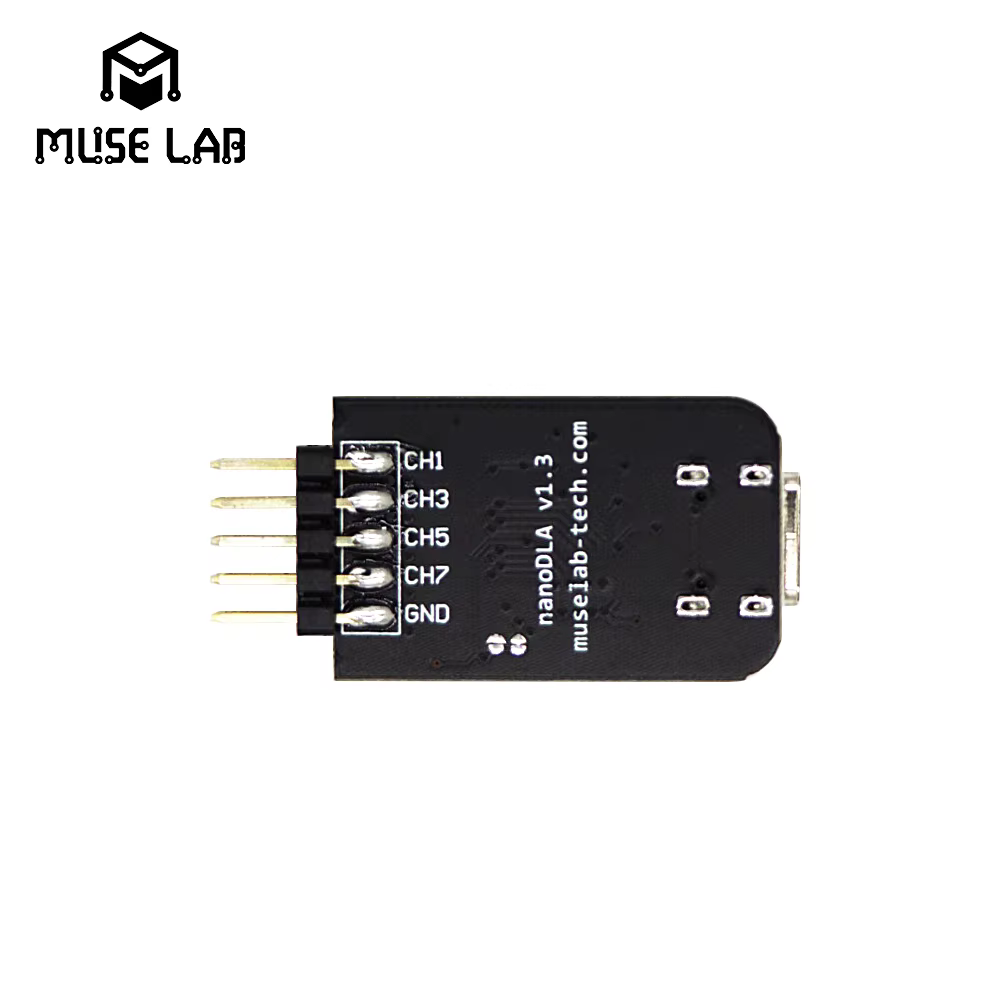 Analizador lógico nanoDLA USB-C para ARM y FPGA, 24 MHz - imagen 3