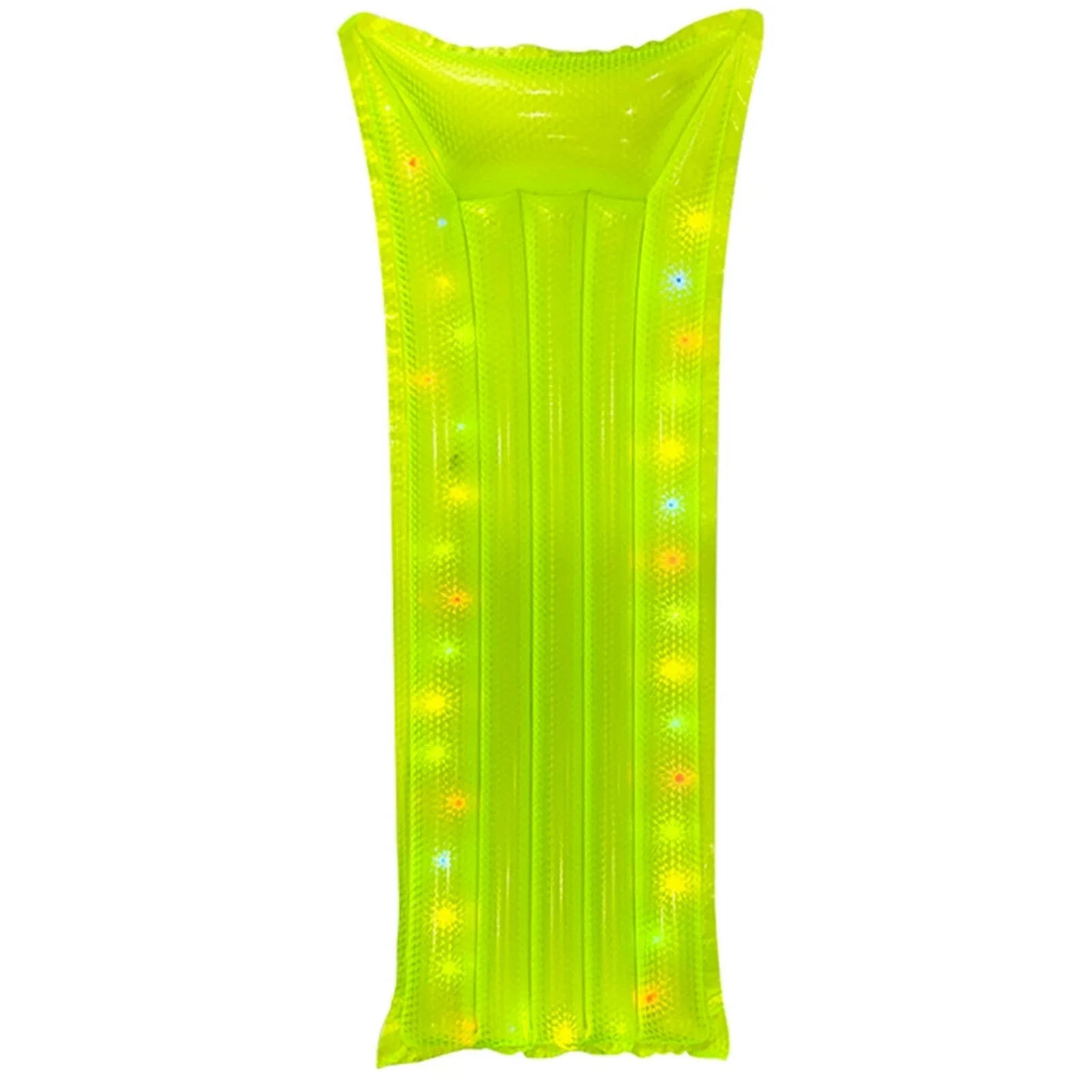 Hamaca flotante inflable con respaldo y reposacabezas