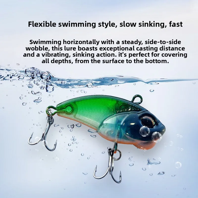 MUKUN Señuelo Spoon VIB para pesca de black bass con acción - imagen 3