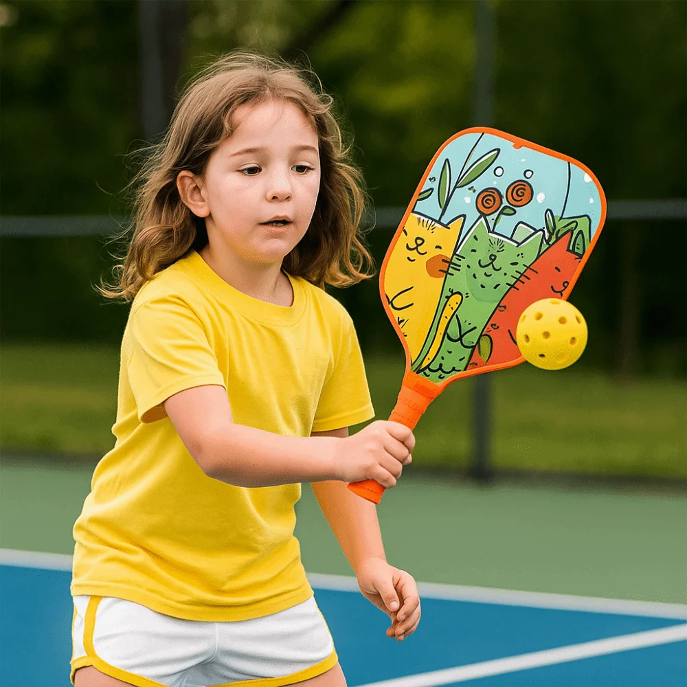 Set infantil de Pickleball con raquetas y pelotas duraderas - imagen 2