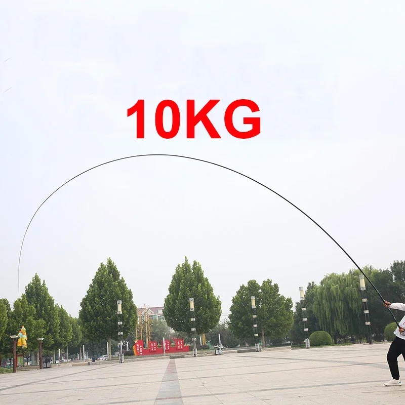 Caña telescópica de pesca carbono 10kg super larga distancia - imagen 2