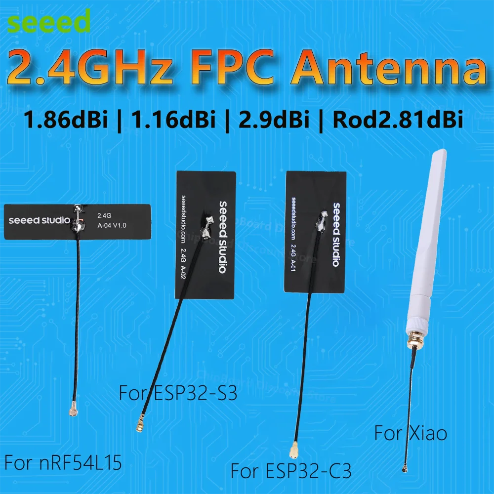 Antena FPC Seeed 2,4 GHz para XIAO ESP32-S3 y nRF54L15 - imagen 4