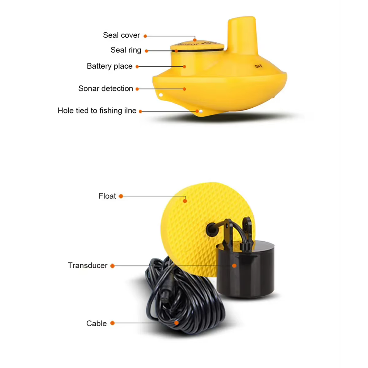 LUCKY FF718LIC buscador de peces portátil con sonar y alarma - imagen 4