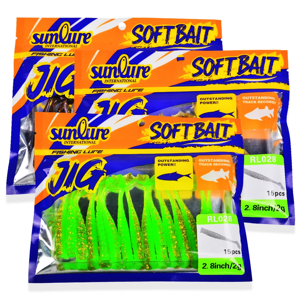 Colección de señuelos blandos Sunlure