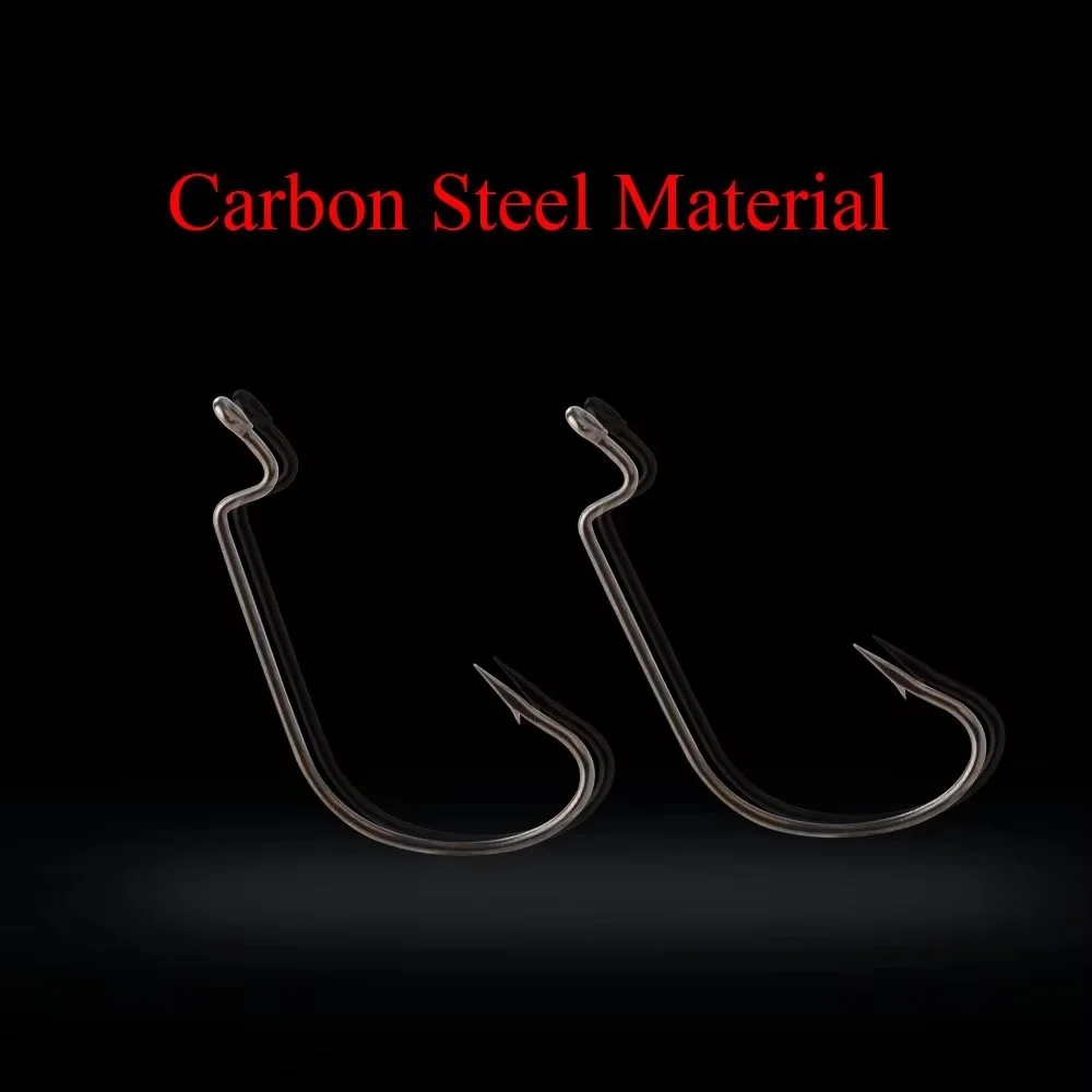 Anzuelos Offset FTK – Acero Carbono con Anilla y Púas para Vinilo - imagen 4