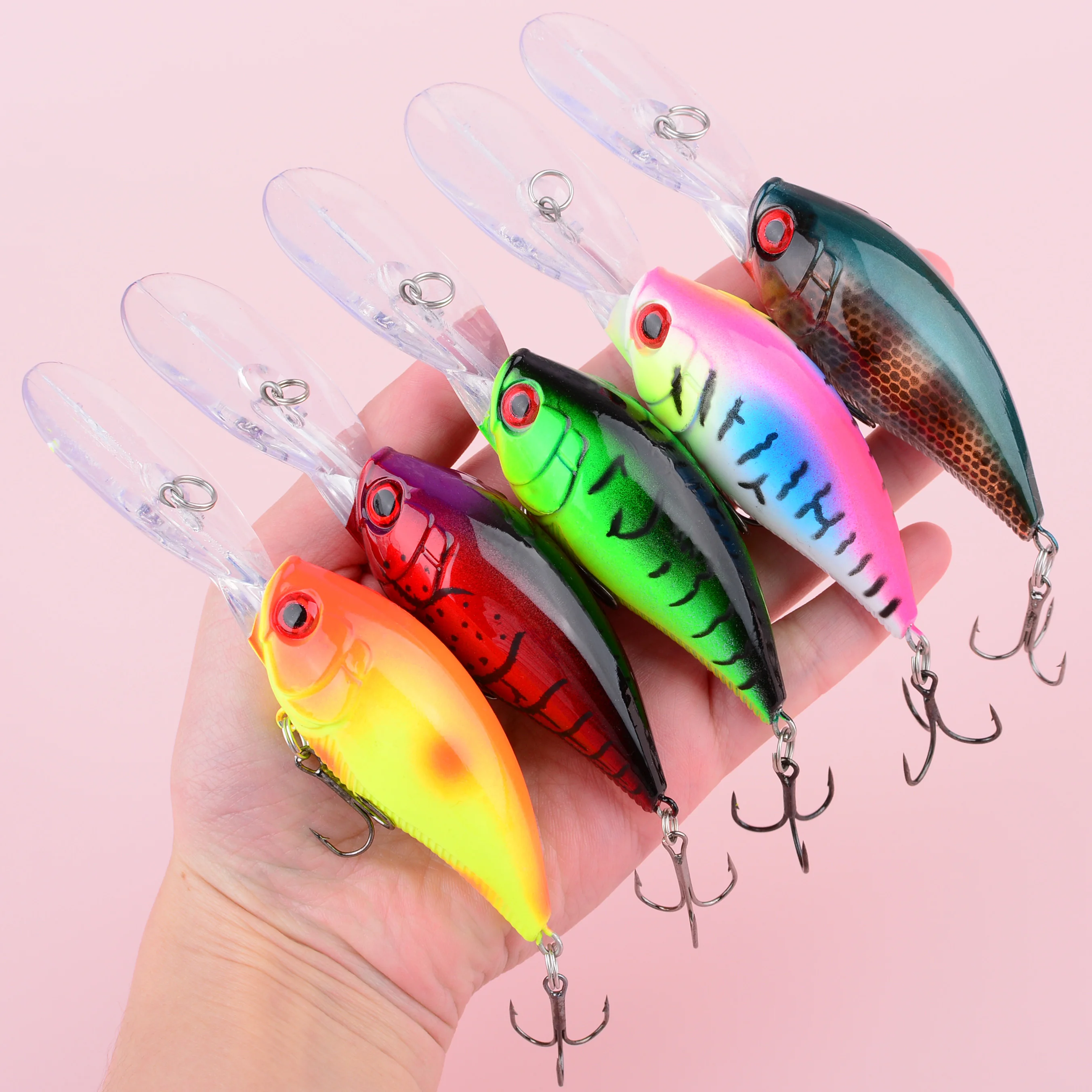Wobbler Crank flotante cebo duro para pesca de superficie - imagen 3