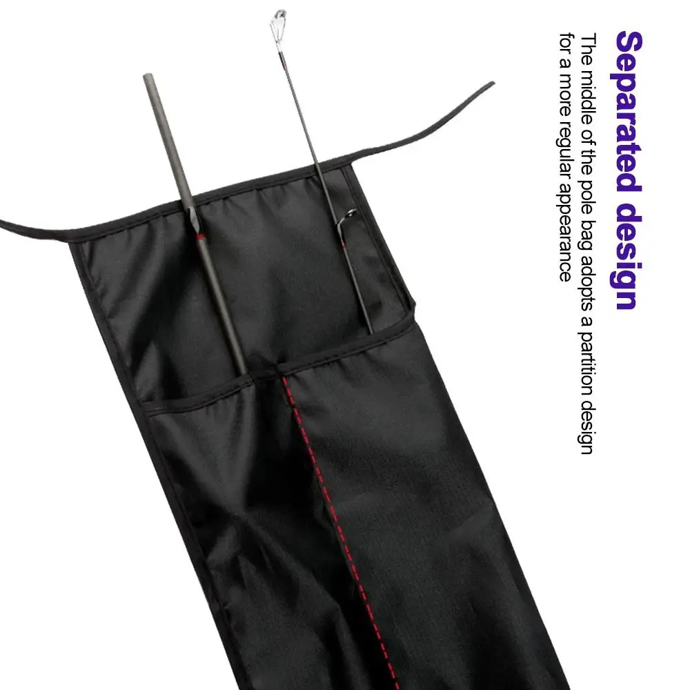 Bolsa plegable para caña de pescar – Doble rejilla y porta accesorios - imagen 2