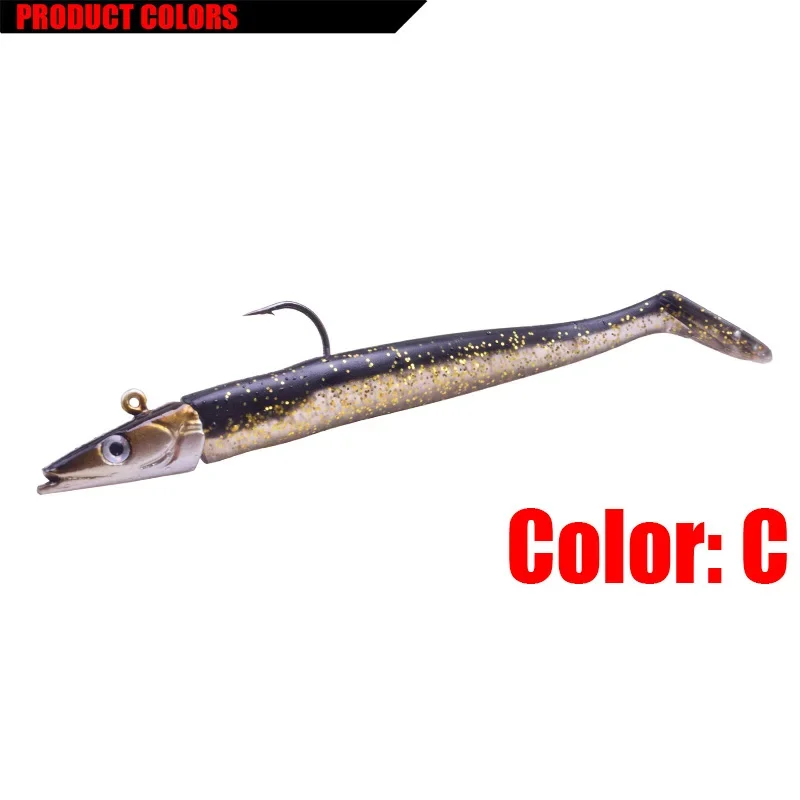 Jig Head cabeza de pez 11 cm 16 g para pesca natural - imagen 4